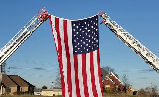 20' x 30' US Ladder Arch Flag - reinforced