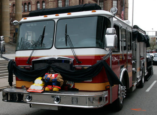 Fire Truck Front or Back Bunting